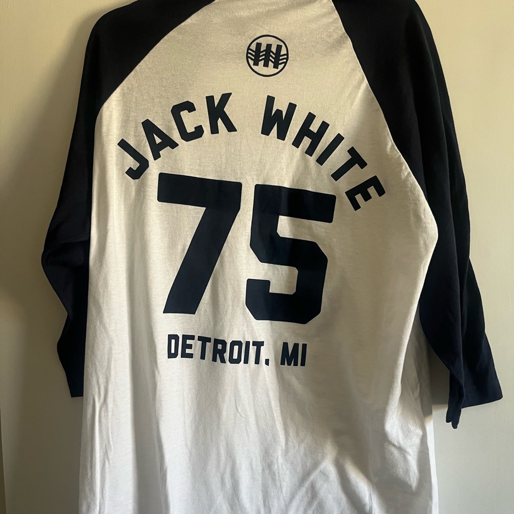 Jack White Tour Baseball Detroit T Shirt